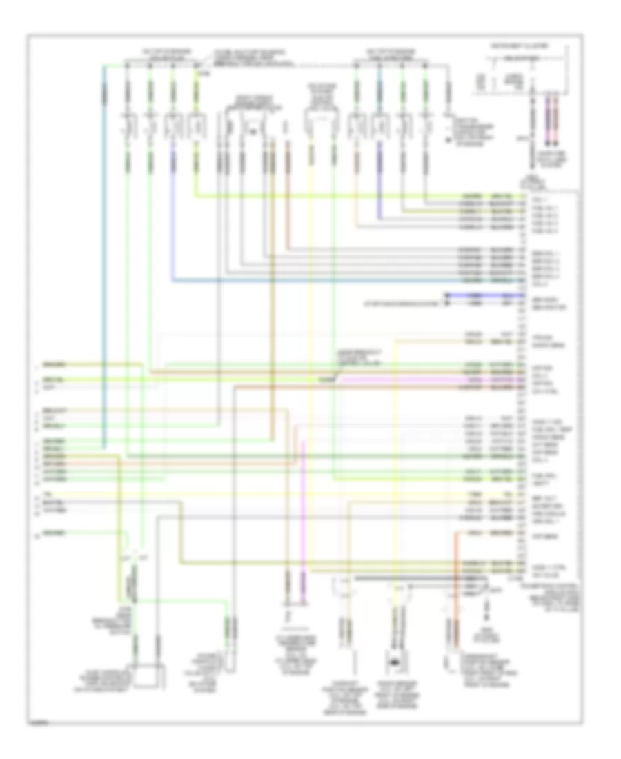 Engine Performance Wiring Diagram (4 of 4) for Ford Focus ZX5 S 2005