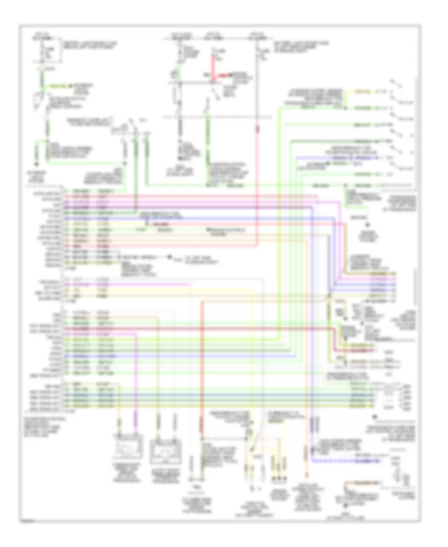 AT Wiring Diagram for Ford Focus ZX5 S 2005