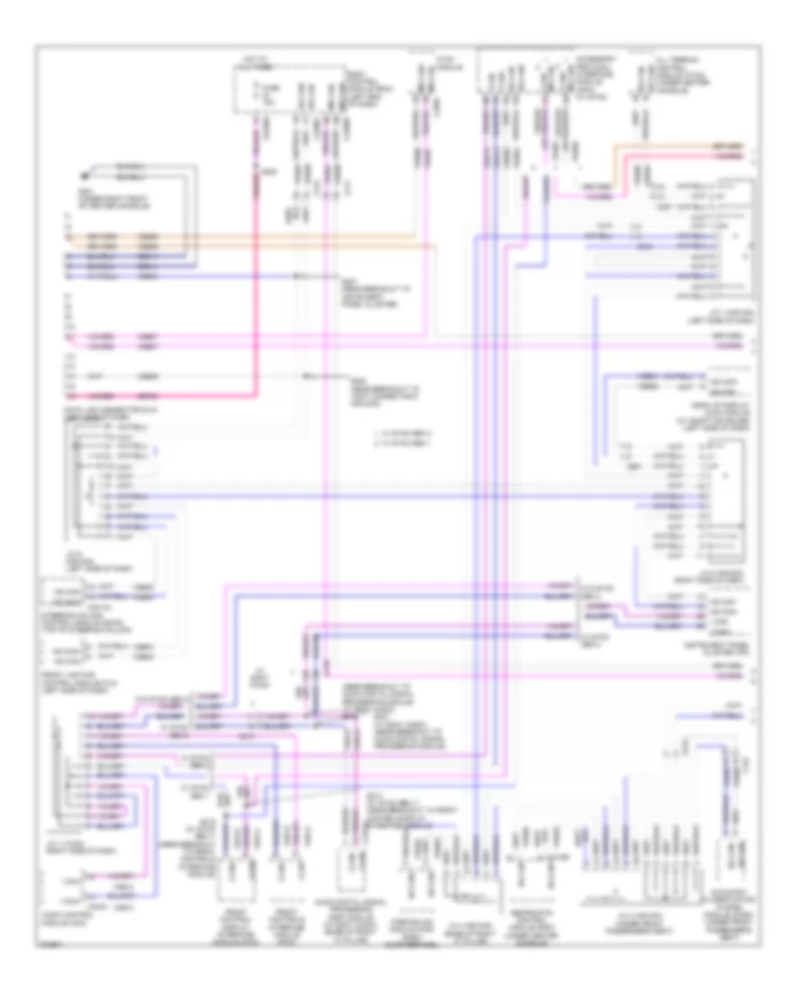 Computer Data Lines Wiring Diagram 1 of 2 for Ford Explorer XLT 2012