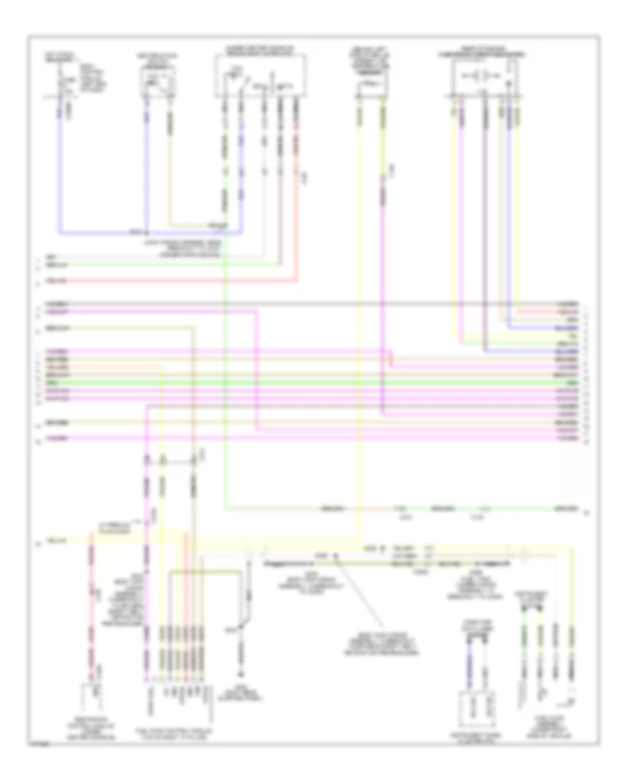 3.5L, Engine Performance Wiring Diagram (2 of 6) for Ford Explorer XLT 2012