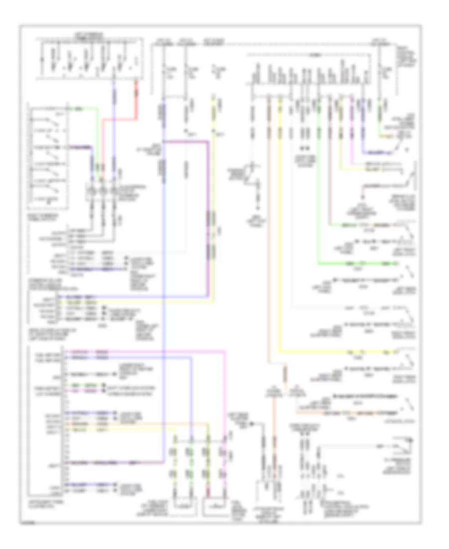 Instrument Cluster Wiring Diagram for Ford Explorer XLT 2012