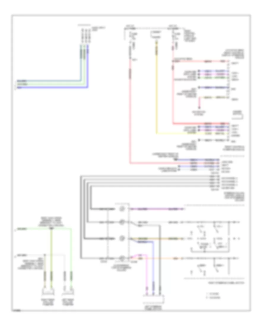 Navigation Wiring Diagram, with Sony (2 of 2) for Ford Explorer XLT 2012