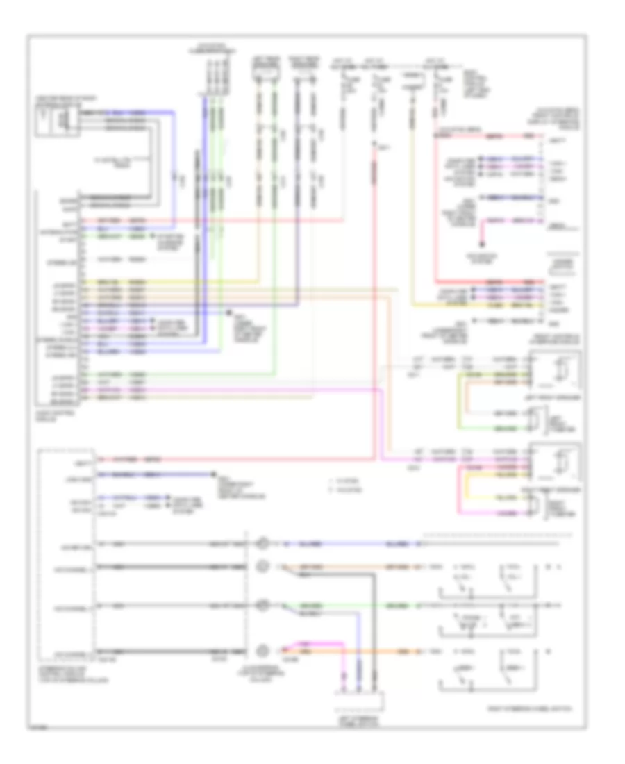Base Radio Wiring Diagram for Ford Explorer XLT 2012