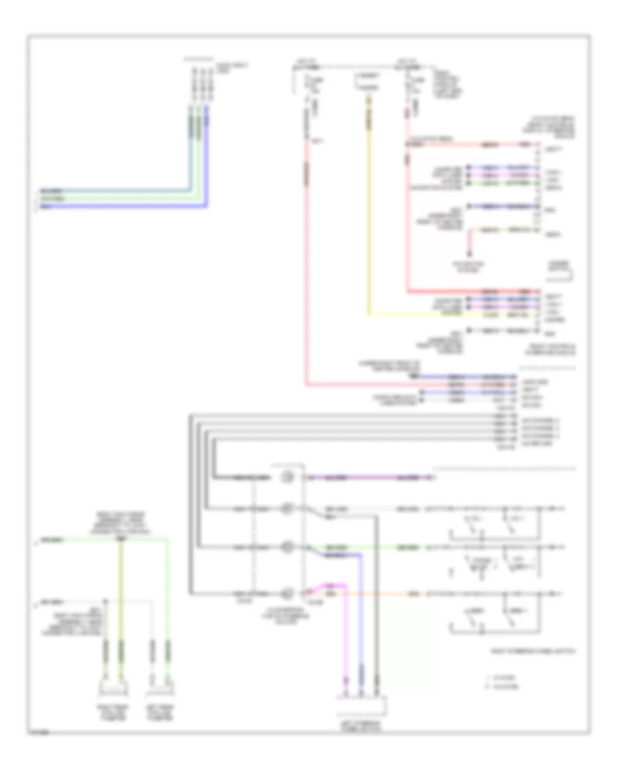 SONY Radio Wiring Diagram (2 of 2) for Ford Explorer XLT 2012