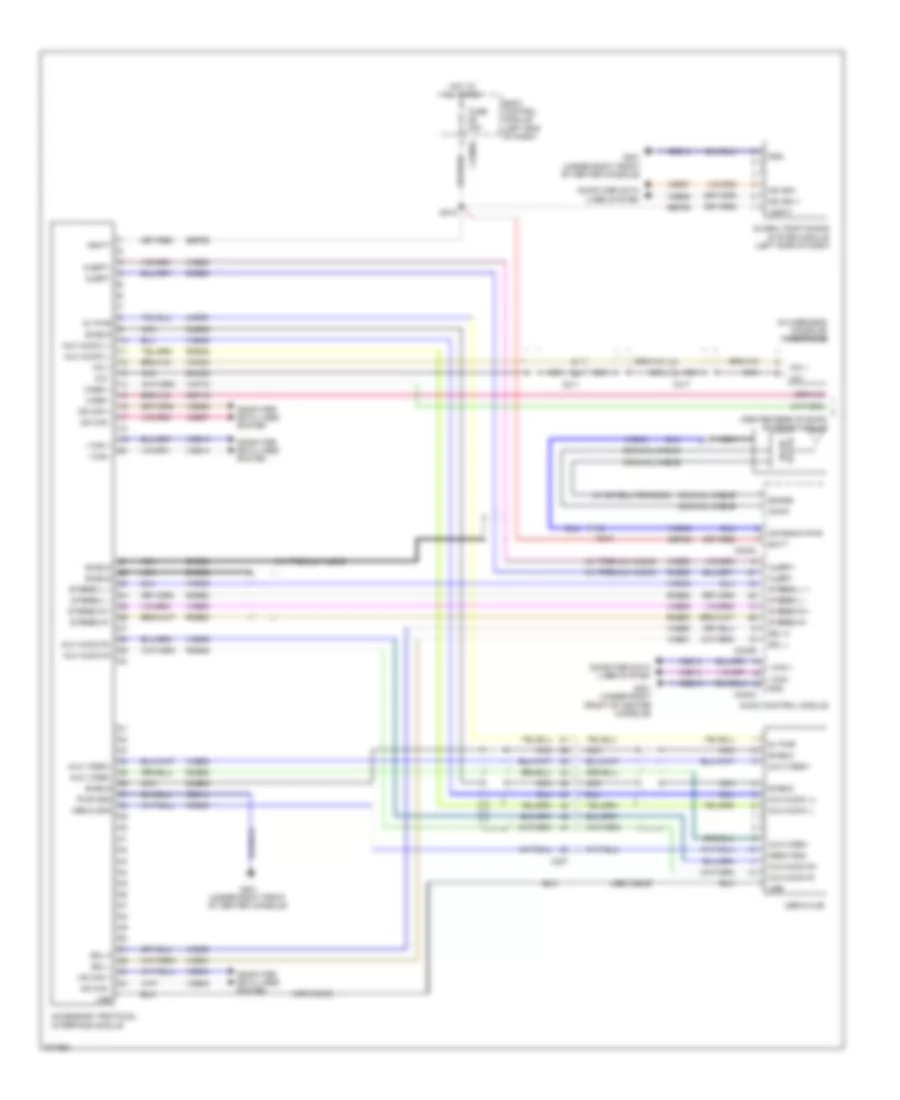 SYNC Radio Wiring Diagram, with SYNC GEN 2 (1 of 2) for Ford Explorer XLT 2012