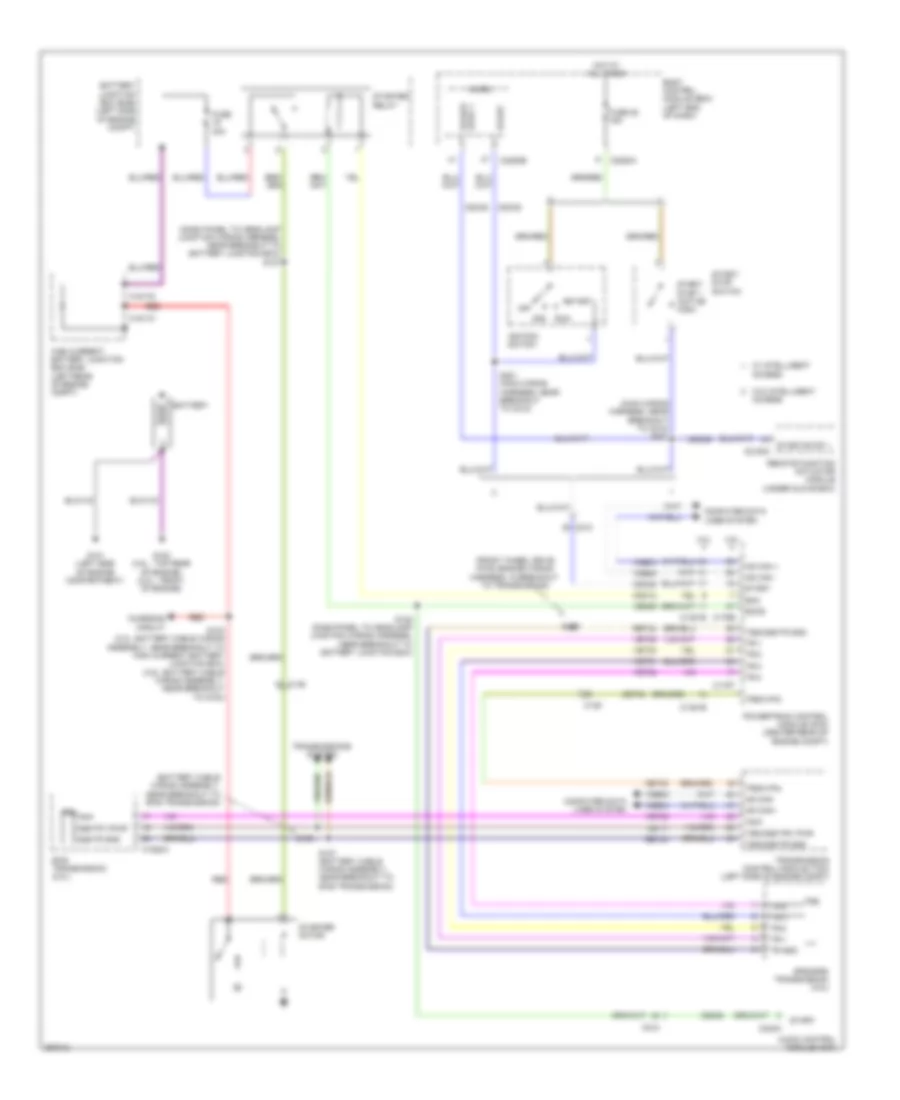 Starting Wiring Diagram for Ford Explorer XLT 2012