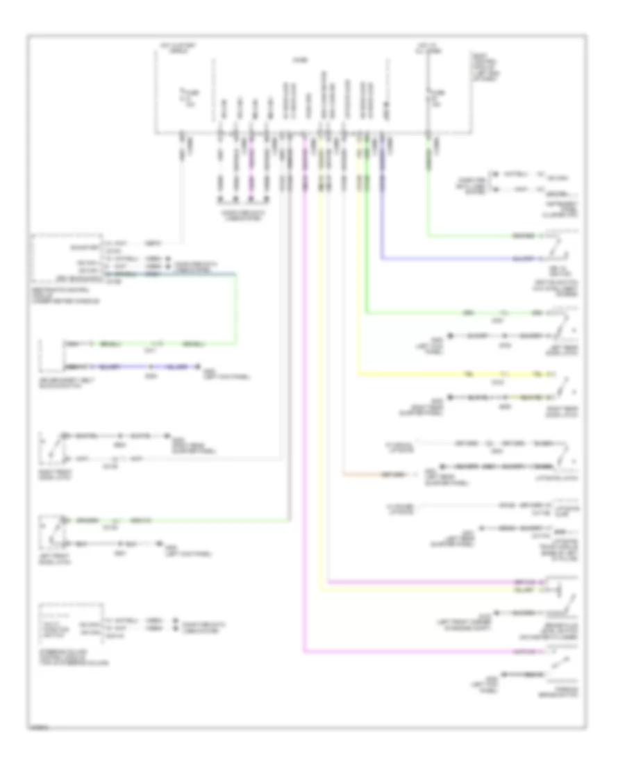 Chime Wiring Diagram for Ford Explorer XLT 2012