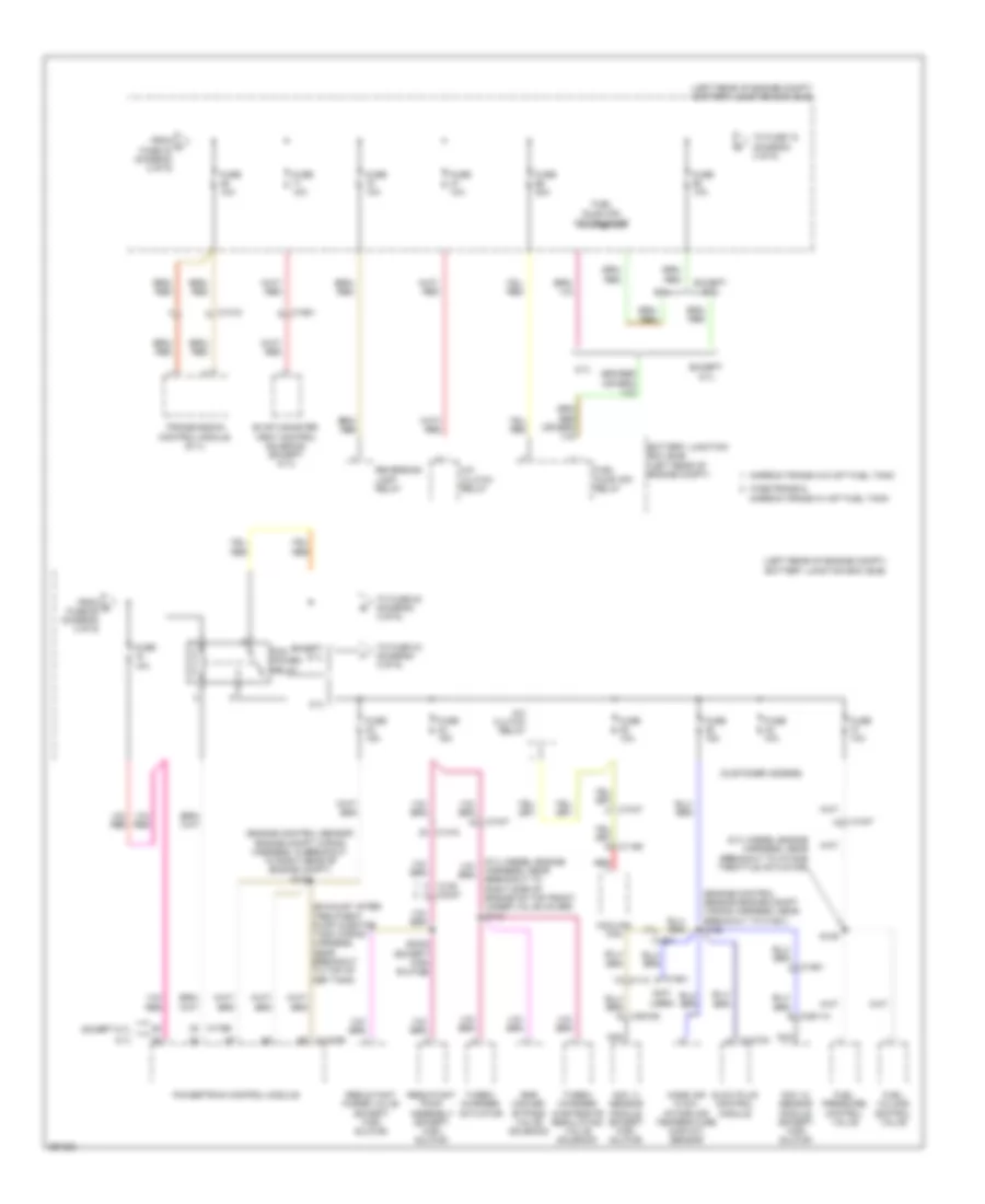 Power Distribution Wiring Diagram (3 of 9) for Ford F-350 Super Duty Platinum 2013