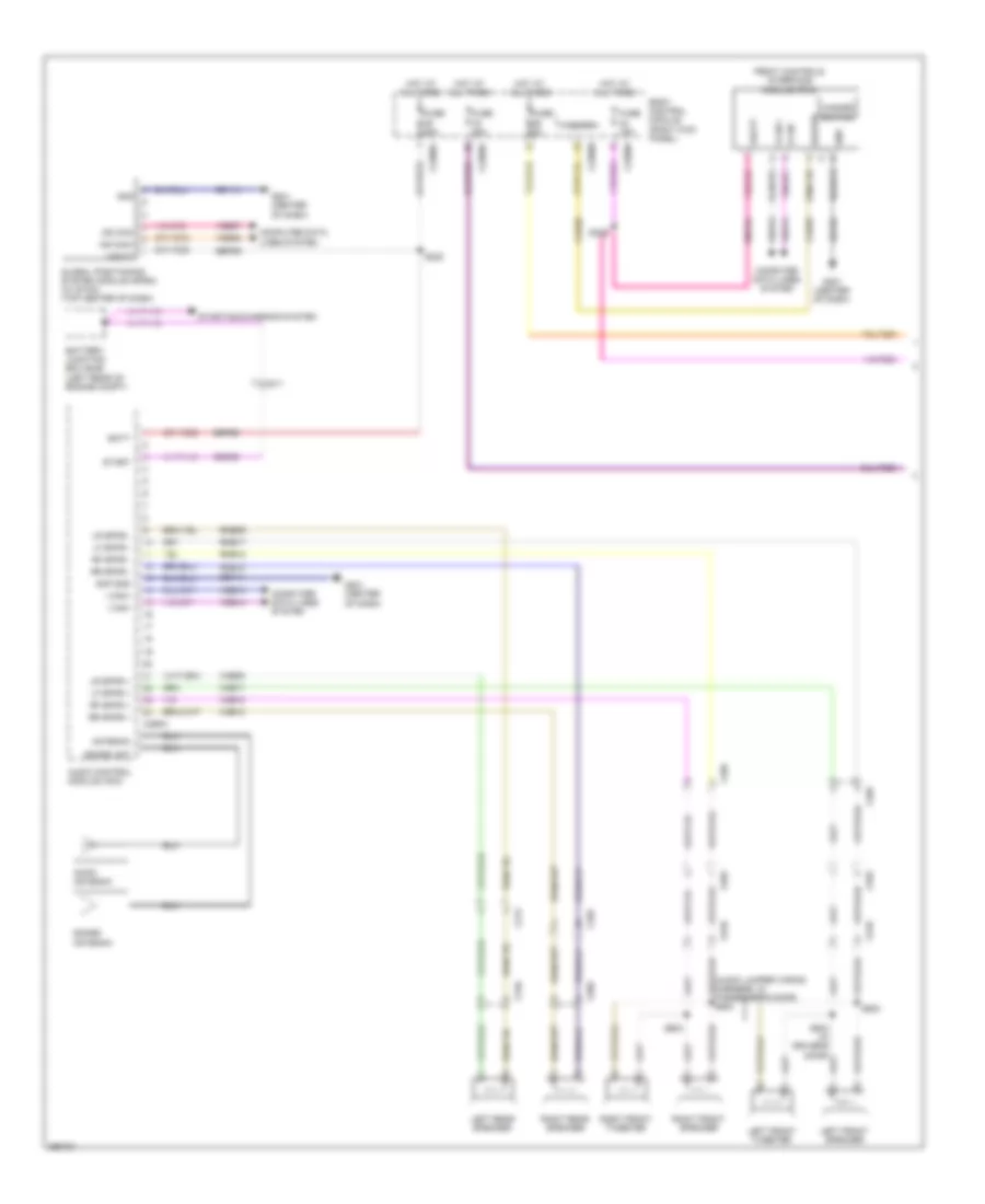 Premium Radio Wiring Diagram, without Sony (1 of 2) for Ford F-350 Super Duty Platinum 2013