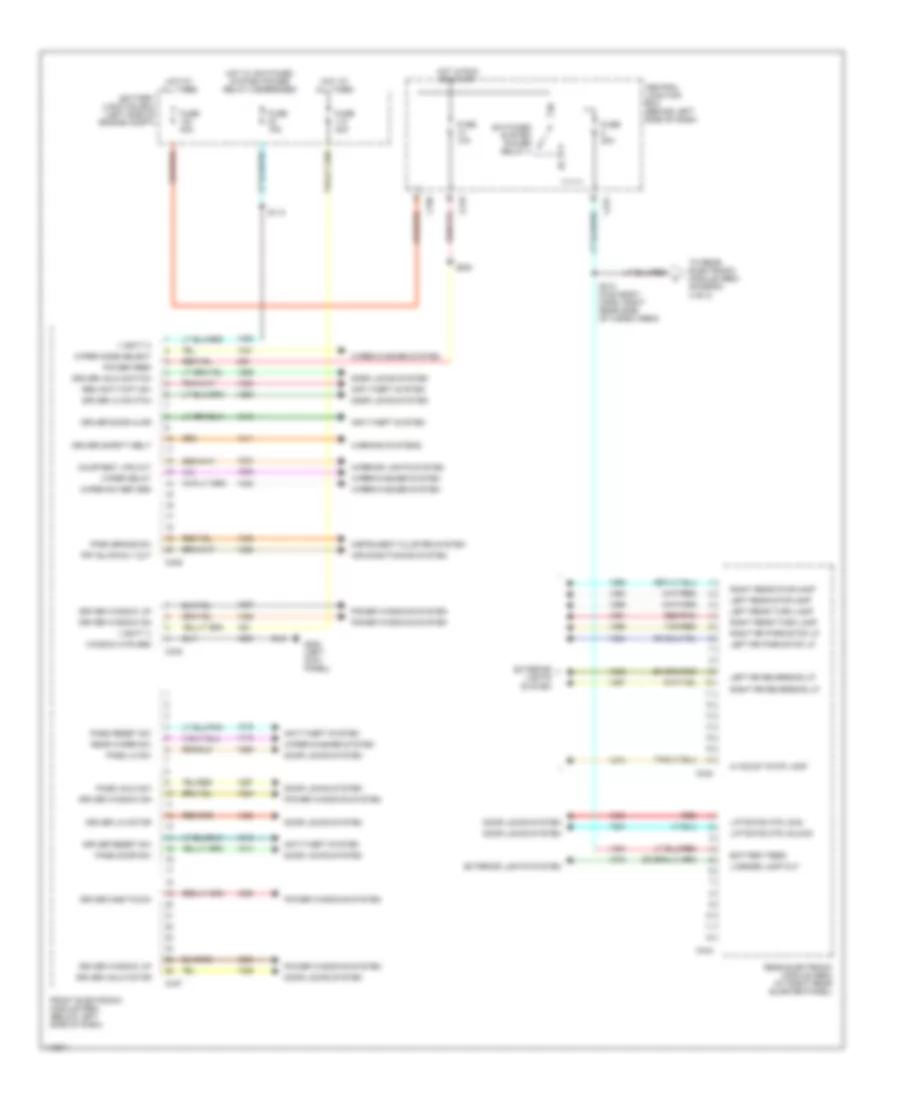 Body Computer Wiring Diagrams 2 of 3 for Ford Windstar SEL 1999