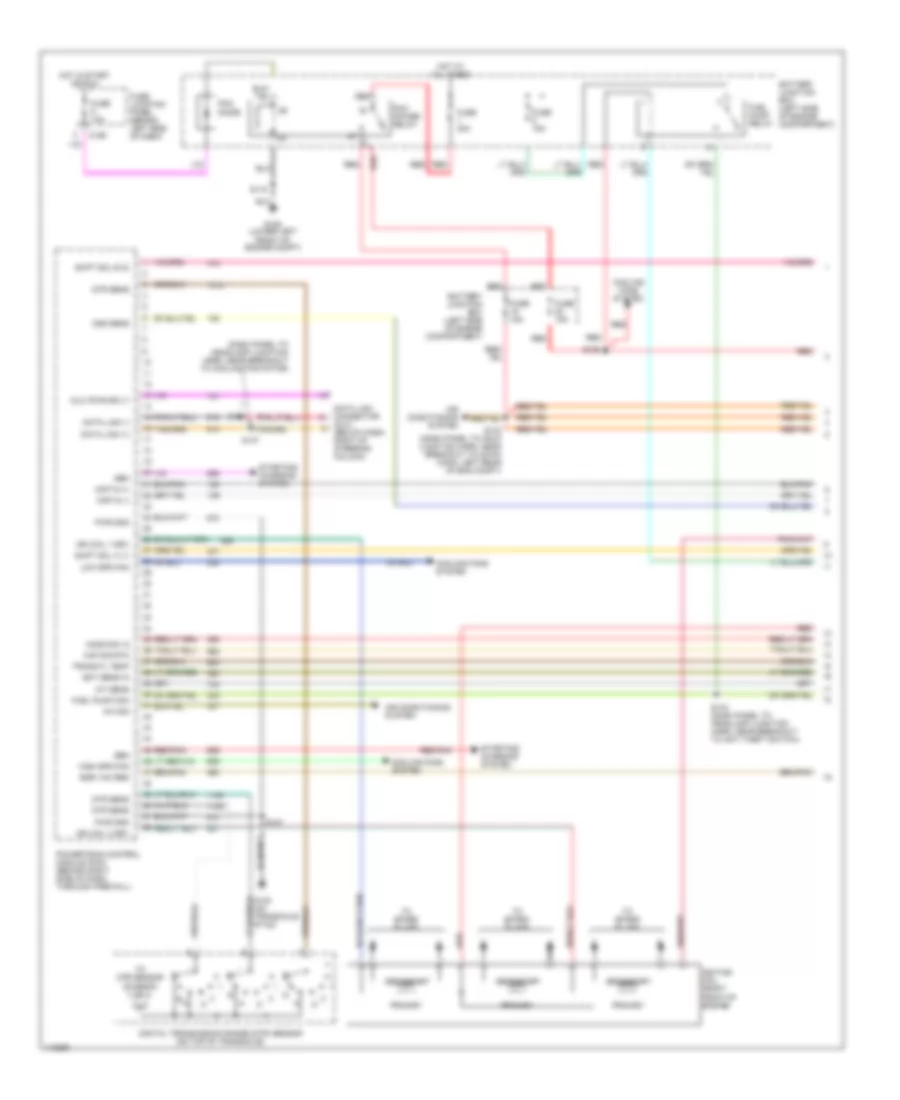 3 0L Engine Performance Wiring Diagrams 1 of 4 for Ford Windstar SEL 1999