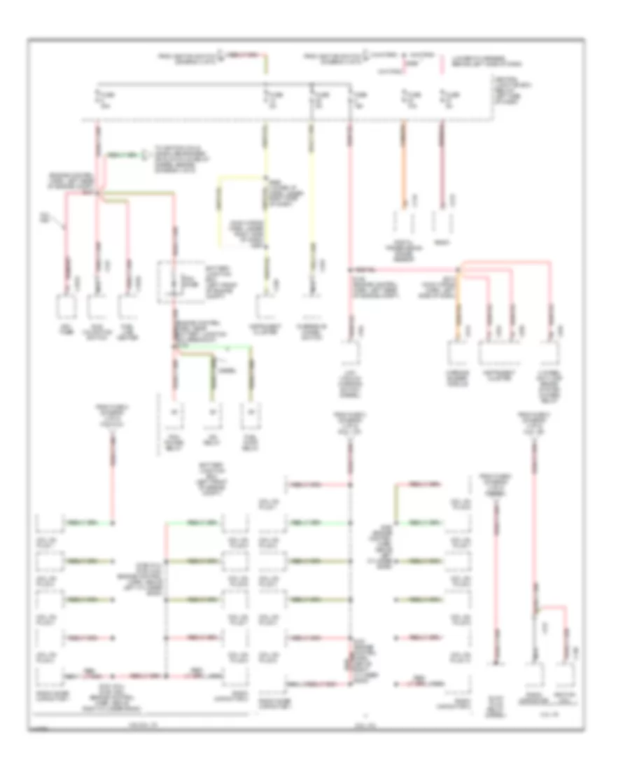 Power Distribution Wiring Diagram (4 of 5) for Ford RV Cutaway E350 Super Duty 2001