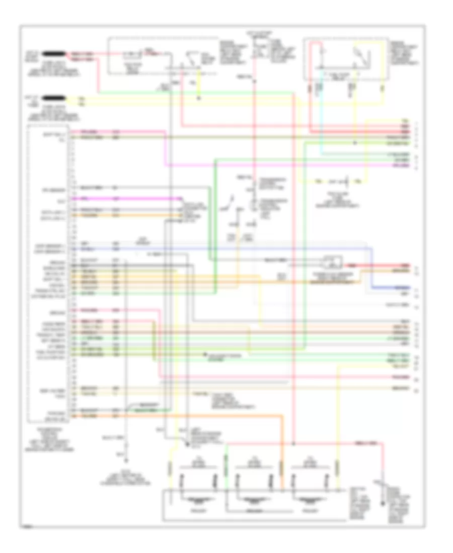 3 0L Engine Performance Wiring Diagrams 1 of 4 for Ford Aerostar 1996