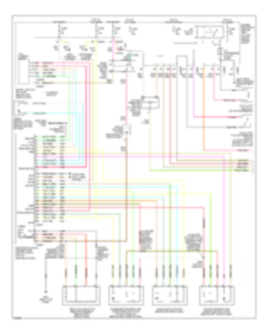 Manual AC Wiring Diagram (1 of 2) for Ford Freestar Limited 2004