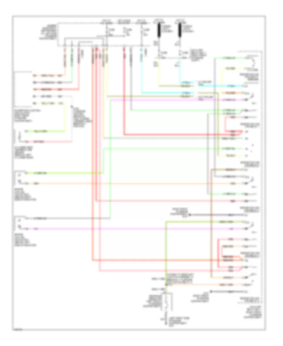 Cooling Fan Wiring Diagram for Ford Freestar Limited 2004