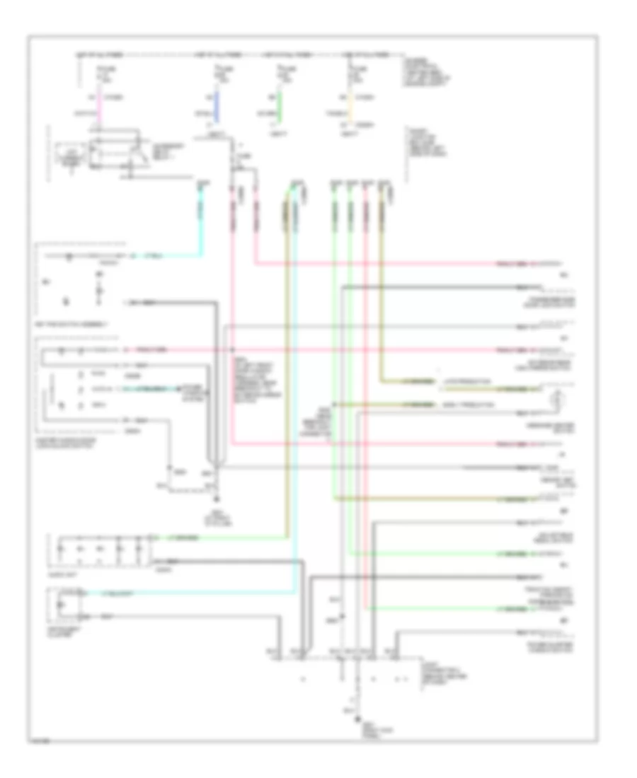 Instrument Illumination Wiring Diagram 2 of 2 for Ford Freestar Limited 2004