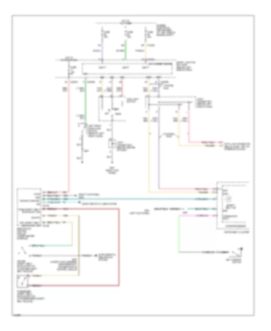 Warning Systems Wiring Diagram for Ford Freestar Limited 2004