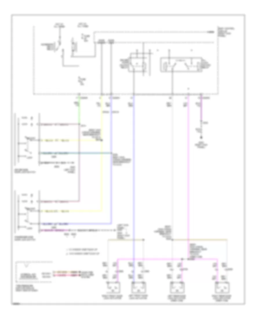 Forced Entry Wiring Diagram 1 of 2 for Ford F450 Super Duty 2012