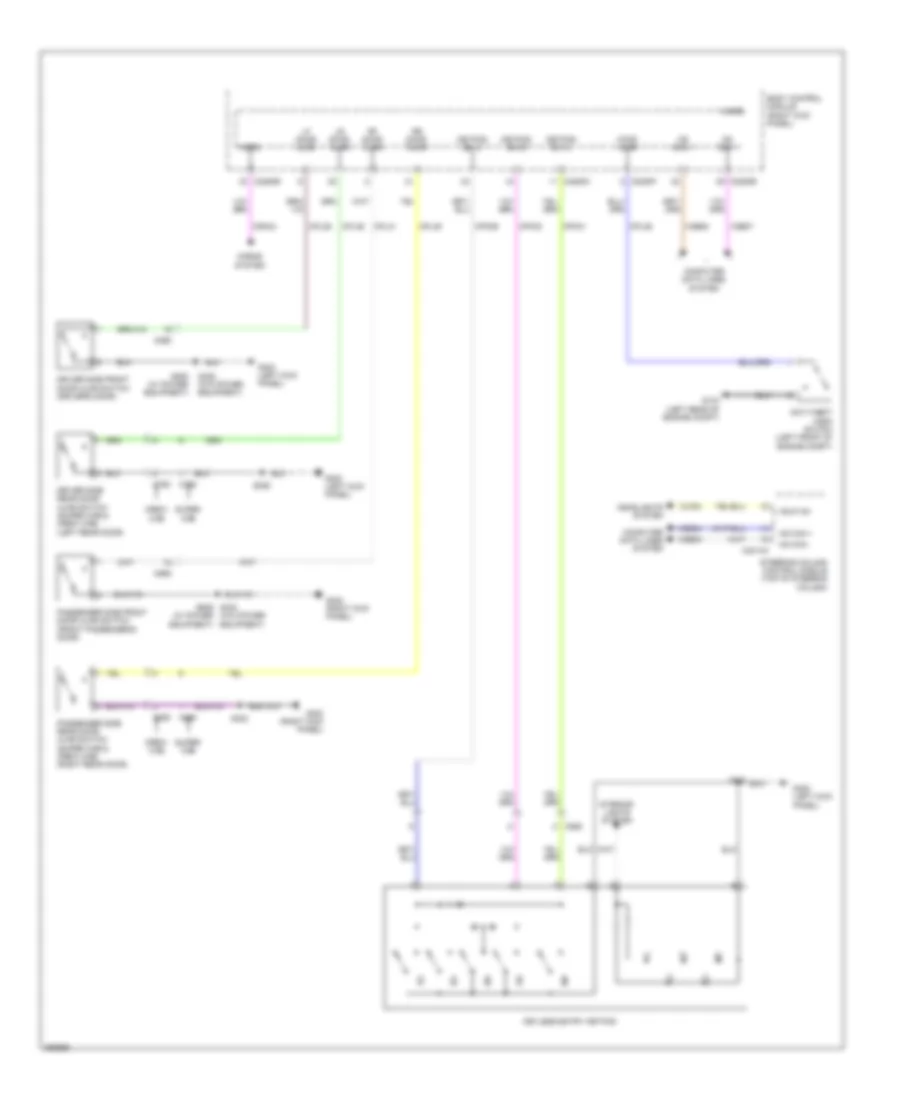Forced Entry Wiring Diagram (2 of 2) for Ford F450 Super Duty 2012