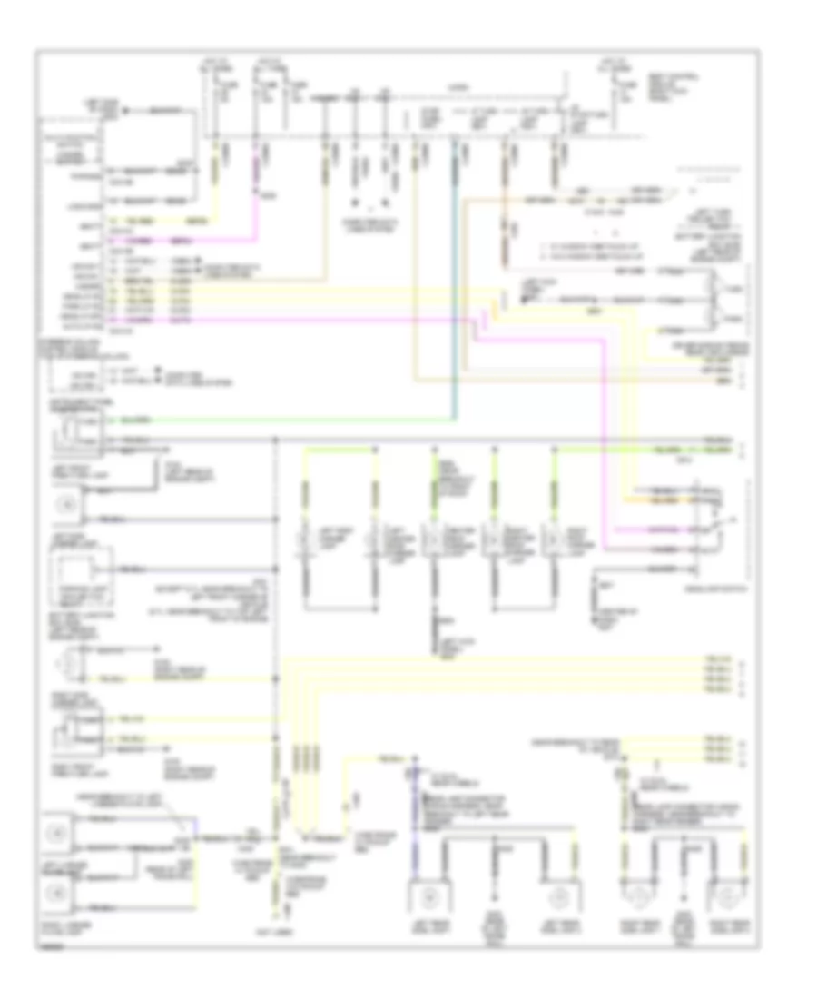 Exterior Lamps Wiring Diagram (1 of 2) for Ford F450 Super Duty 2012