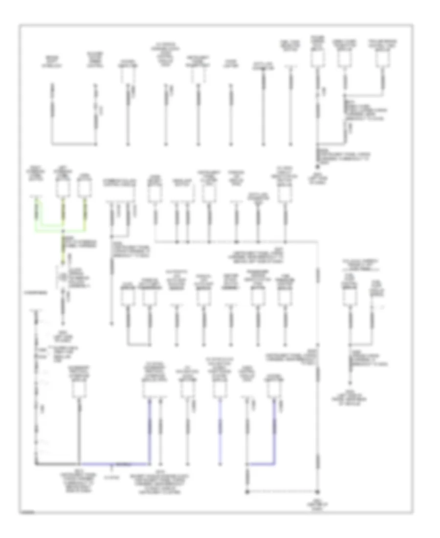 Ground Distribution Wiring Diagram 2 of 4 for Ford F450 Super Duty 2012
