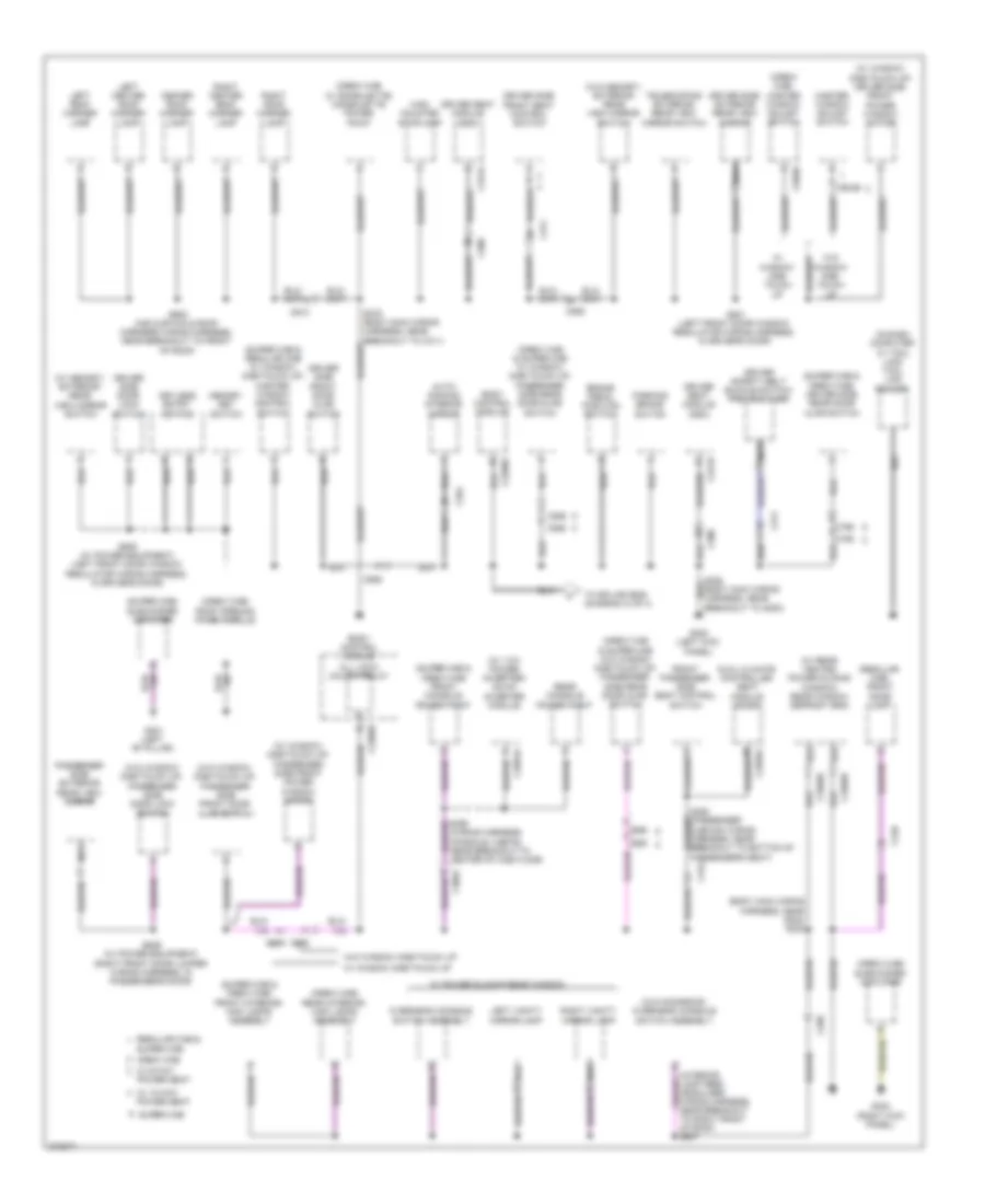 Ground Distribution Wiring Diagram 3 of 4 for Ford F450 Super Duty 2012
