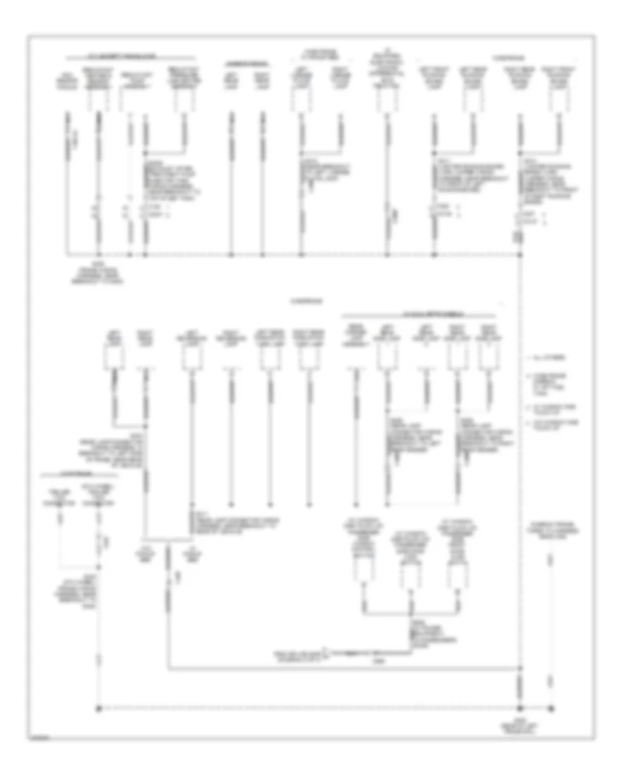Ground Distribution Wiring Diagram 4 of 4 for Ford F450 Super Duty 2012