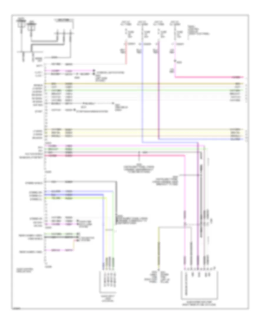 Navigation Wiring Diagram 1 of 3 for Ford F450 Super Duty 2012