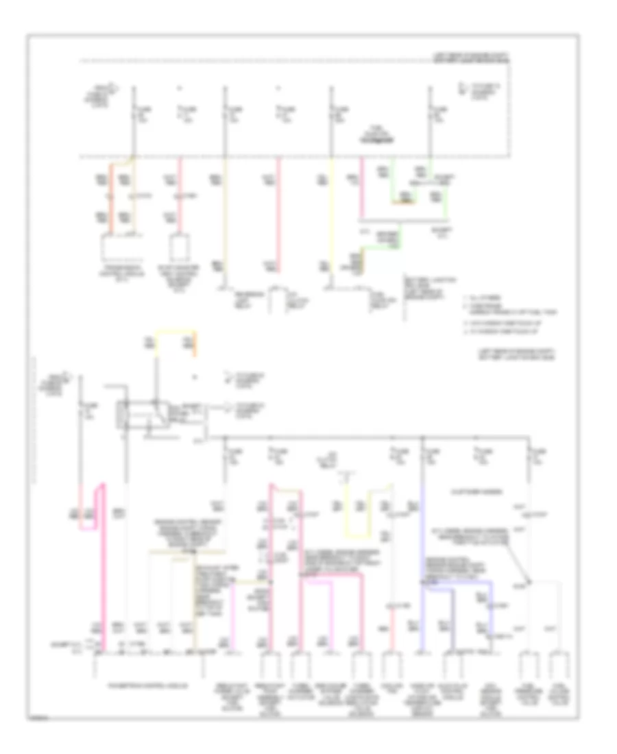 Power Distribution Wiring Diagram 3 of 9 for Ford F450 Super Duty 2012