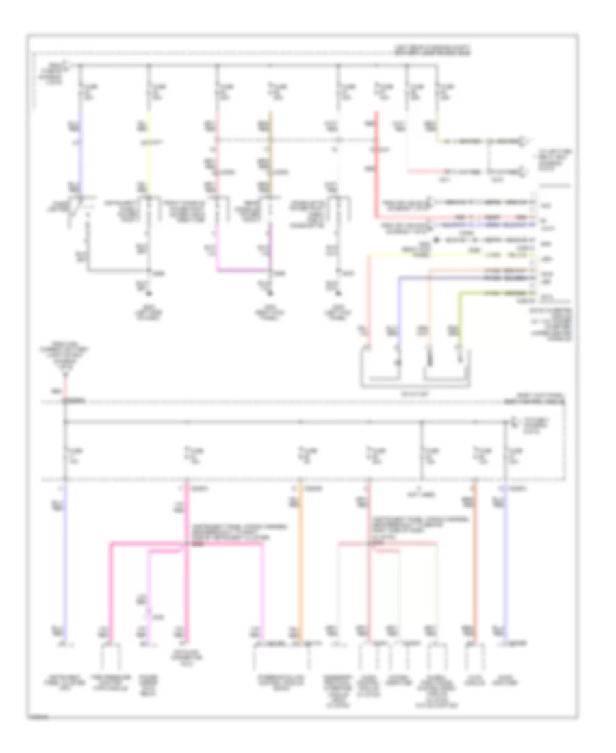 Power Distribution Wiring Diagram (5 of 9) for Ford F450 Super Duty 2012