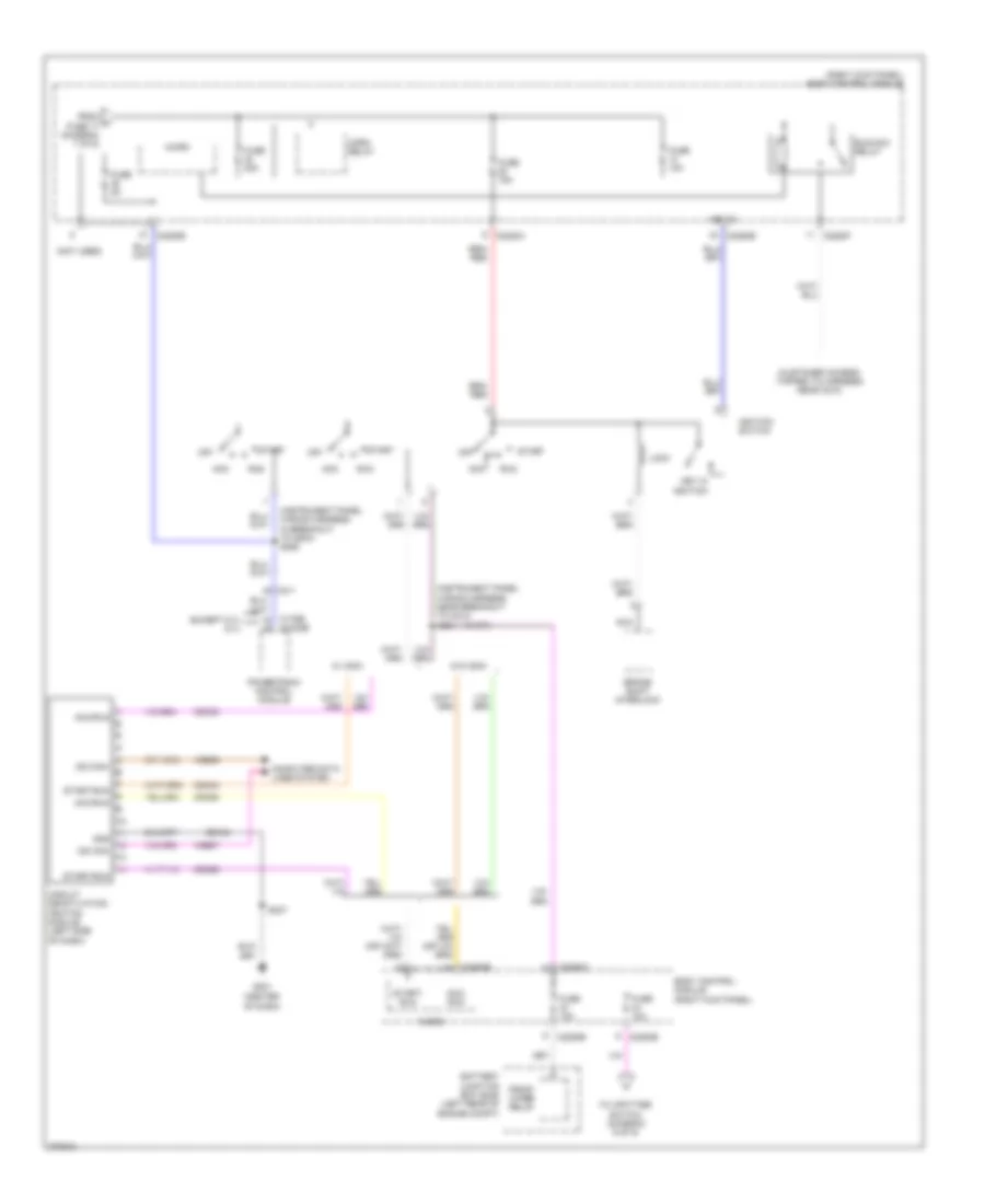 Power Distribution Wiring Diagram (8 of 9) for Ford F450 Super Duty 2012