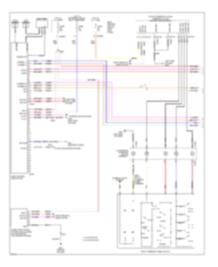 SYNC Radio Wiring Diagram 1 of 2 for Ford F450 Super Duty 2012