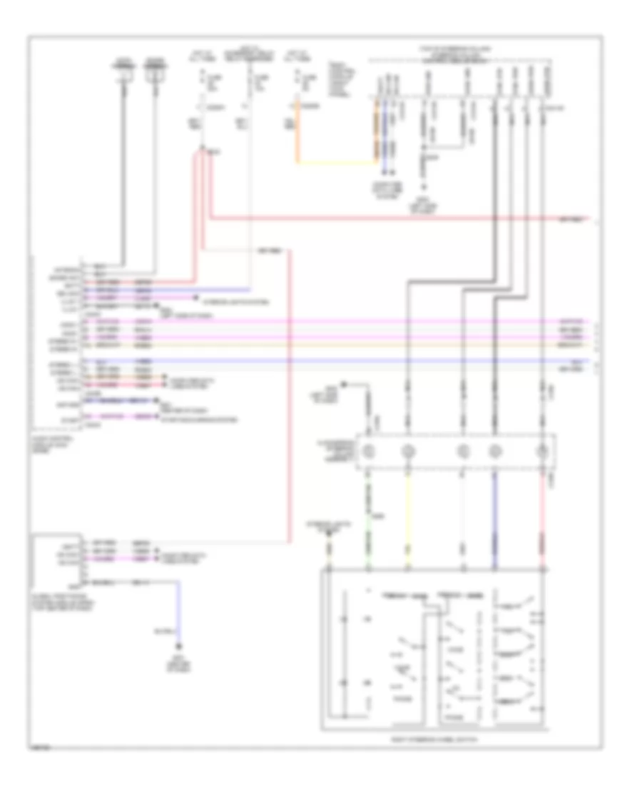 SYNC Radio Wiring Diagram (1 of 3) for Ford F-350 Super Duty XL 2013