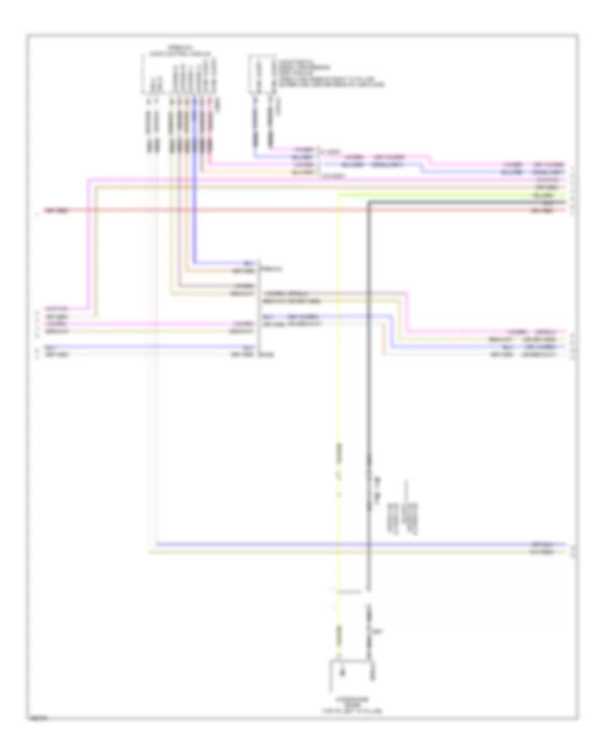 SYNC Radio Wiring Diagram (2 of 3) for Ford F-350 Super Duty XL 2013