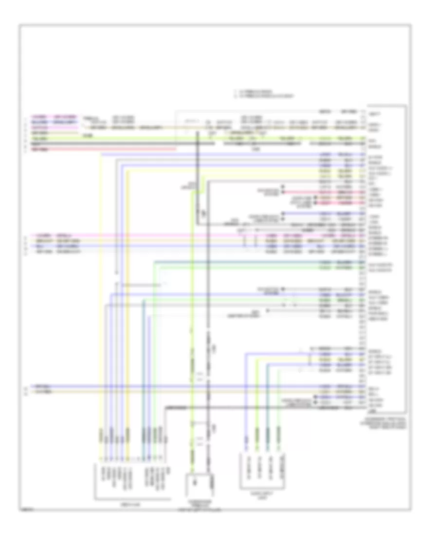 SYNC Radio Wiring Diagram (3 of 3) for Ford F-350 Super Duty XL 2013