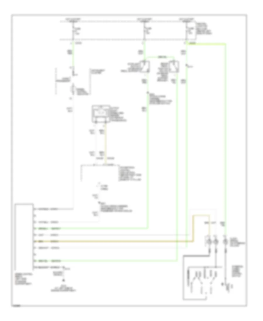Cruise Control Wiring Diagram A T for Ford Focus ZX5 SE 2005