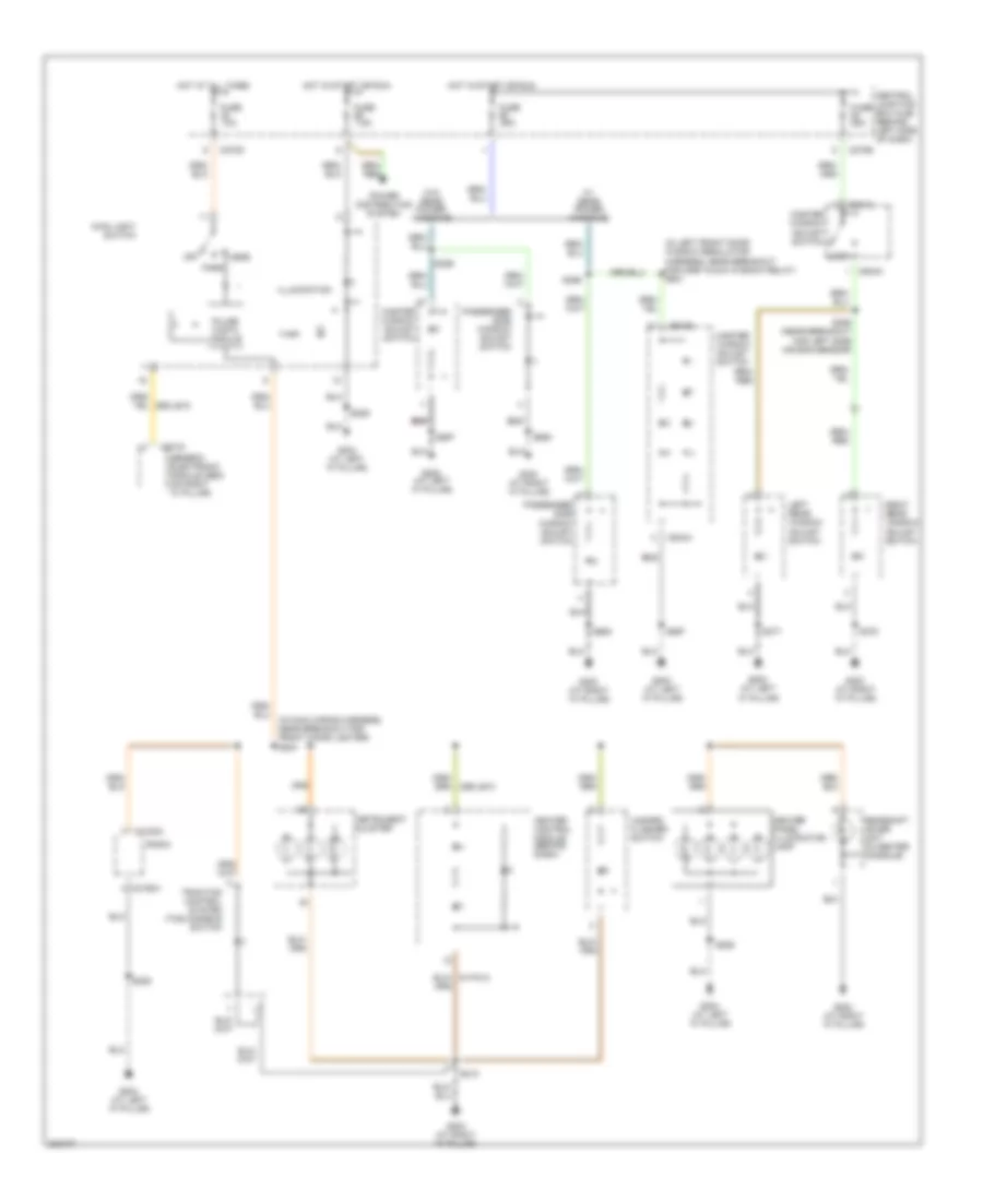 Instrument Illumination Wiring Diagram for Ford Focus ZX5 SE 2005