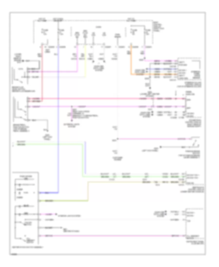 Anti-lock Brakes Wiring Diagram (2 of 2) for Ford F-250 Super Duty King Ranch 2014