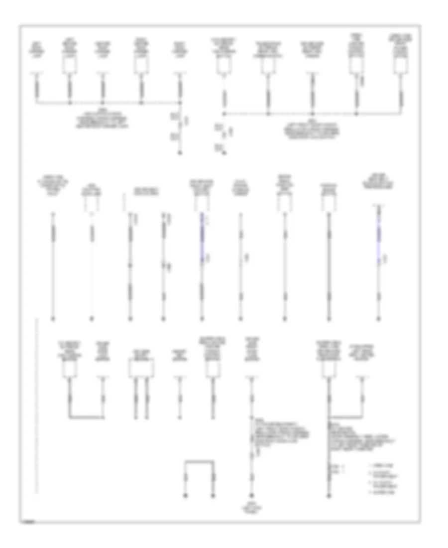 Ground Distribution Wiring Diagram 3 of 5 for Ford F 250 Super Duty King Ranch 2014