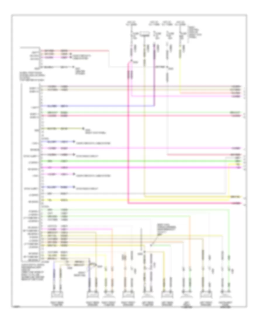 Navigation Wiring Diagram, with Sony (1 of 3) for Ford F-250 Super Duty King Ranch 2014