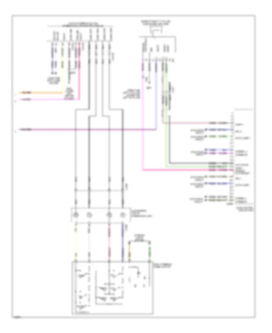 Navigation Wiring Diagram, without Sony (2 of 2) for Ford F-250 Super Duty King Ranch 2014