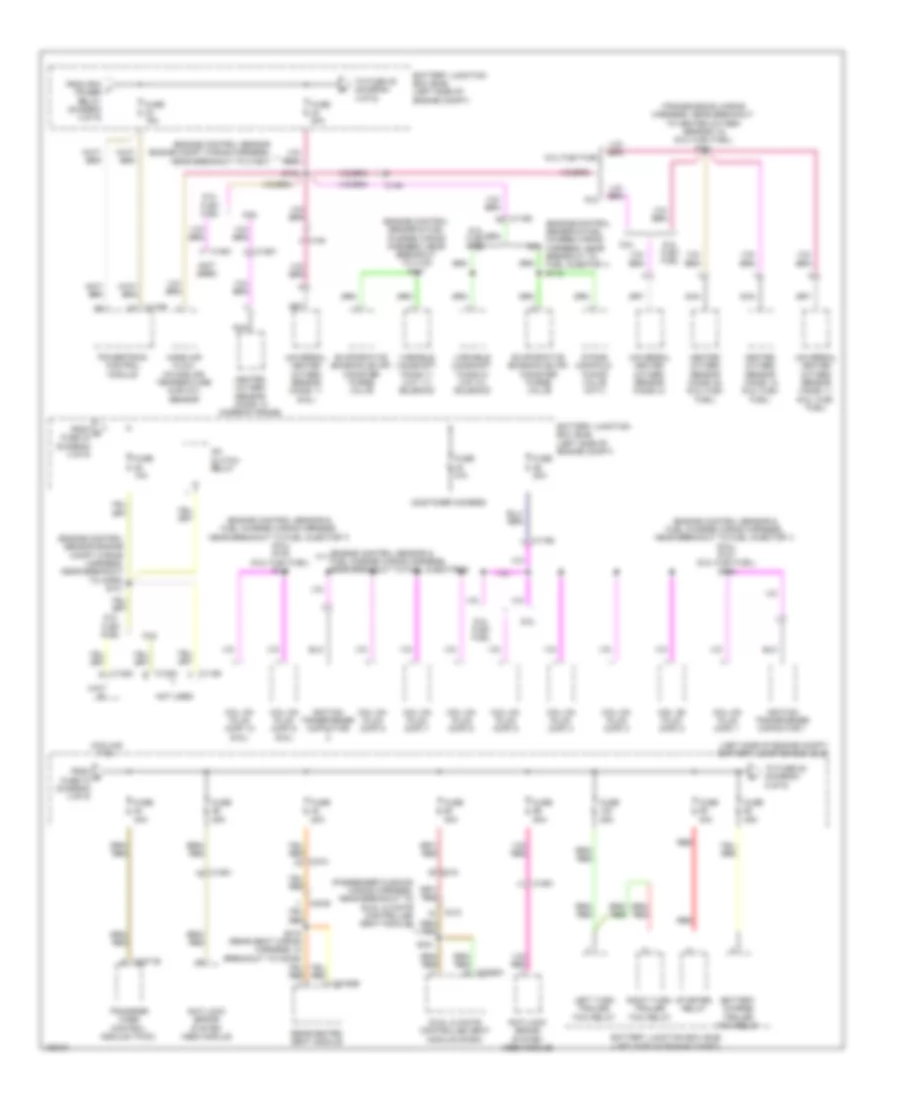 Power Distribution Wiring Diagram (4 of 9) for Ford F-250 Super Duty King Ranch 2014