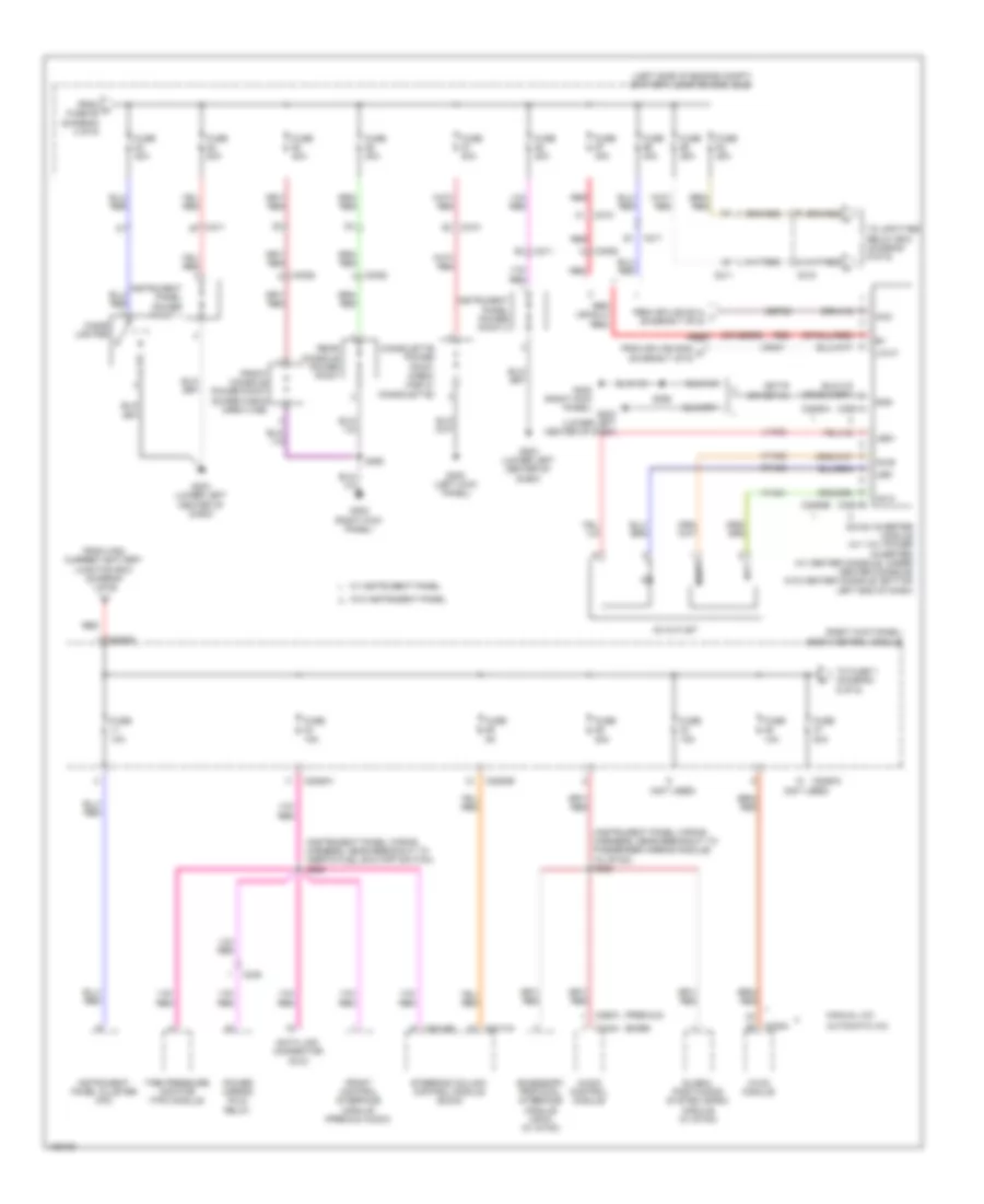 Power Distribution Wiring Diagram (5 of 9) for Ford F-250 Super Duty King Ranch 2014