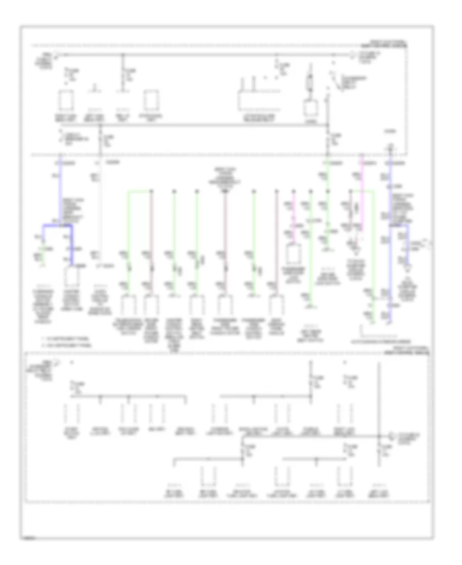 Power Distribution Wiring Diagram (7 of 9) for Ford F-250 Super Duty King Ranch 2014