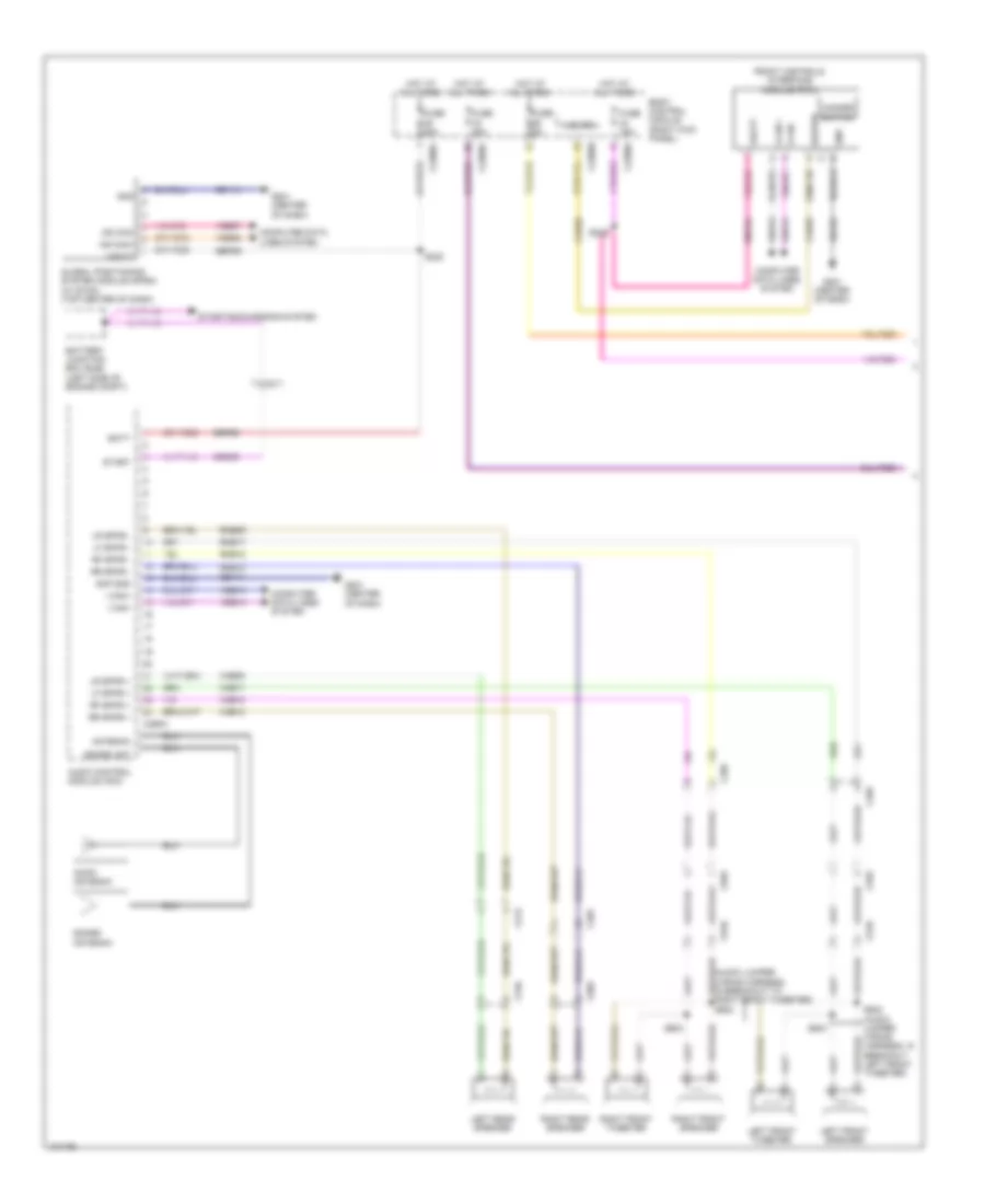 Premium Radio Wiring Diagram, without Sony (1 of 2) for Ford F-250 Super Duty King Ranch 2014