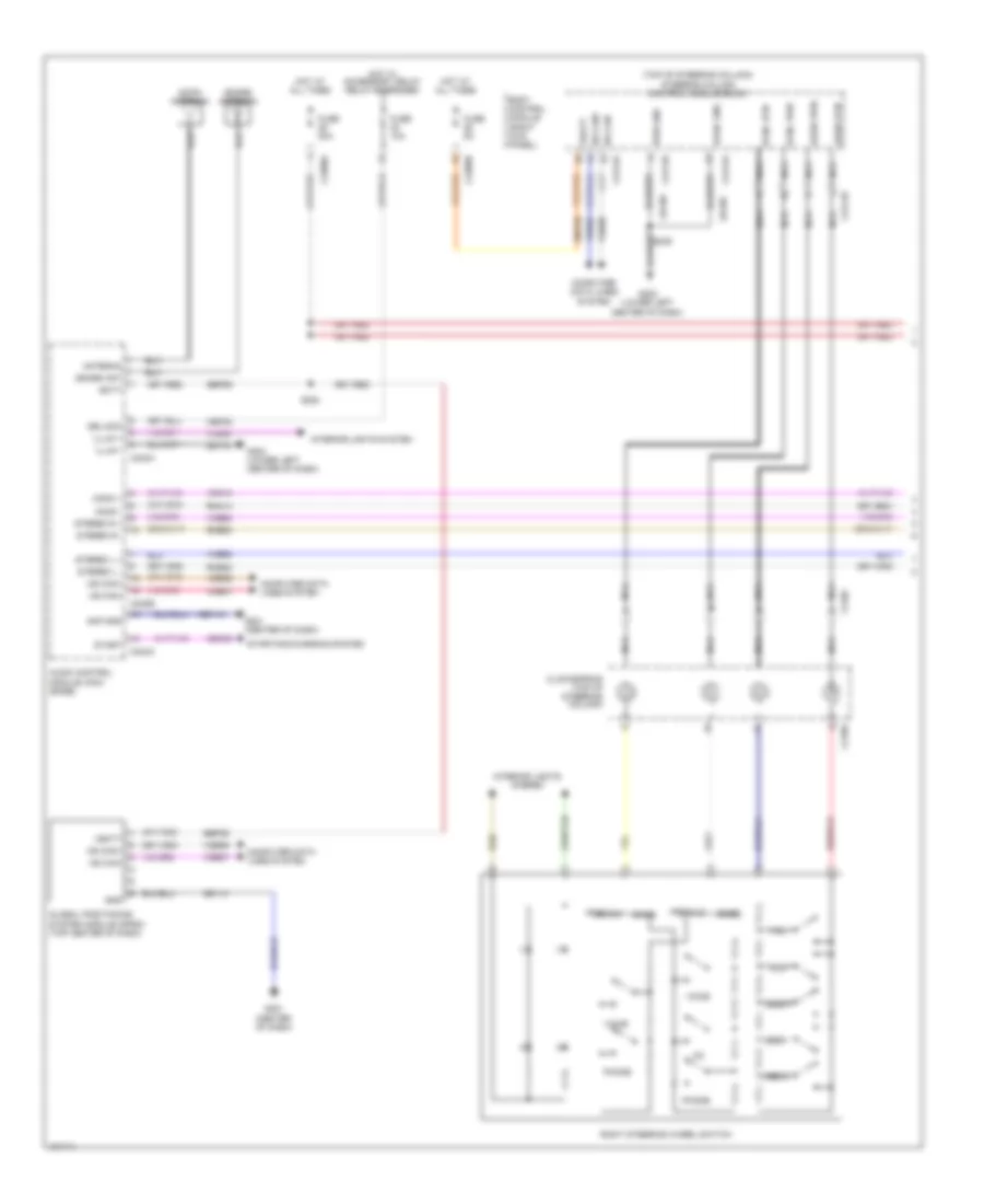 SYNC Radio Wiring Diagram 1 of 3 for Ford F 250 Super Duty King Ranch 2014