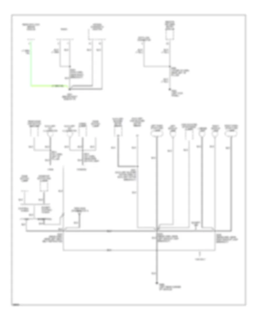 Ground Distribution Wiring Diagram 4 of 4 for Ford Club Wagon E150 1998