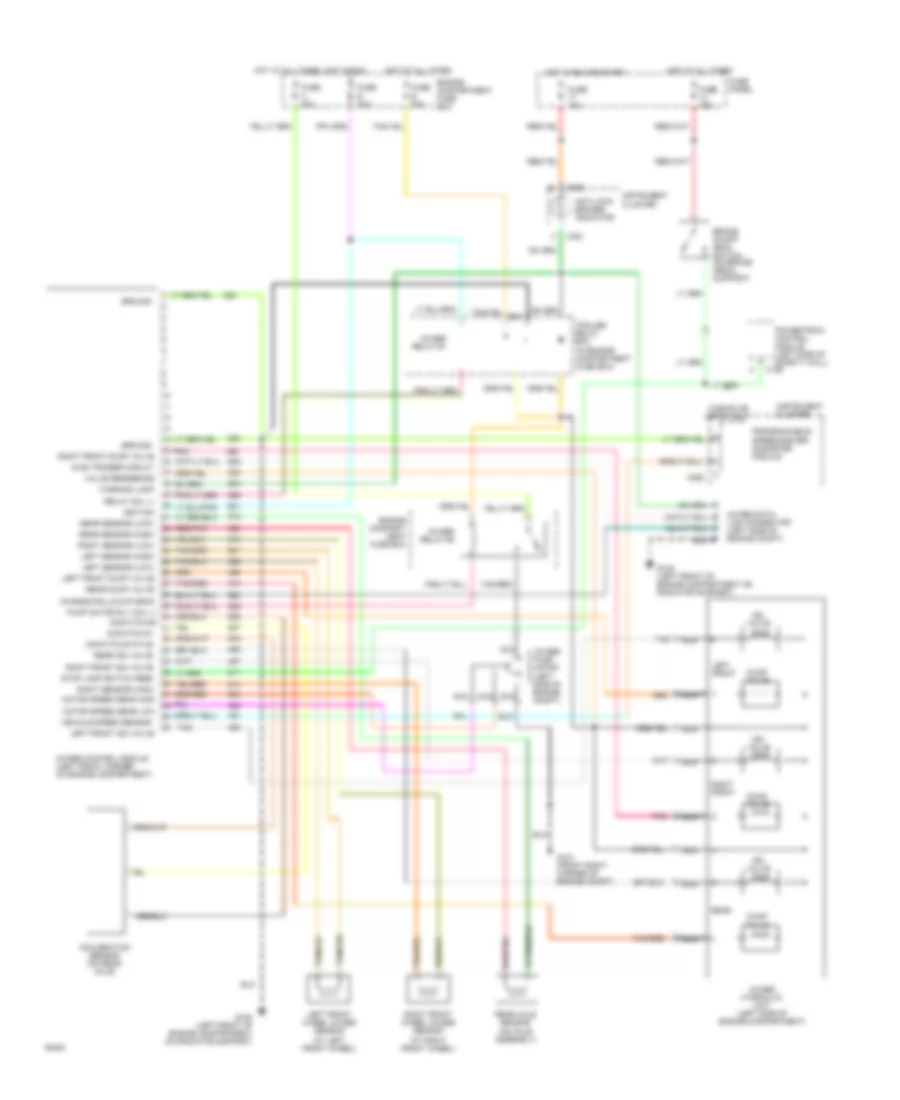 Anti-lock Brake Wiring Diagrams for Ford Bronco 1994