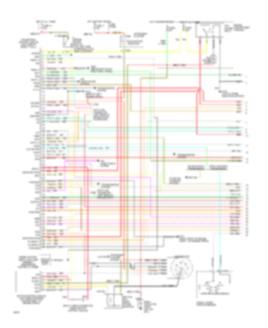 5 8L Engine Performance Wiring Diagrams 1 of 2 for Ford Bronco 1994