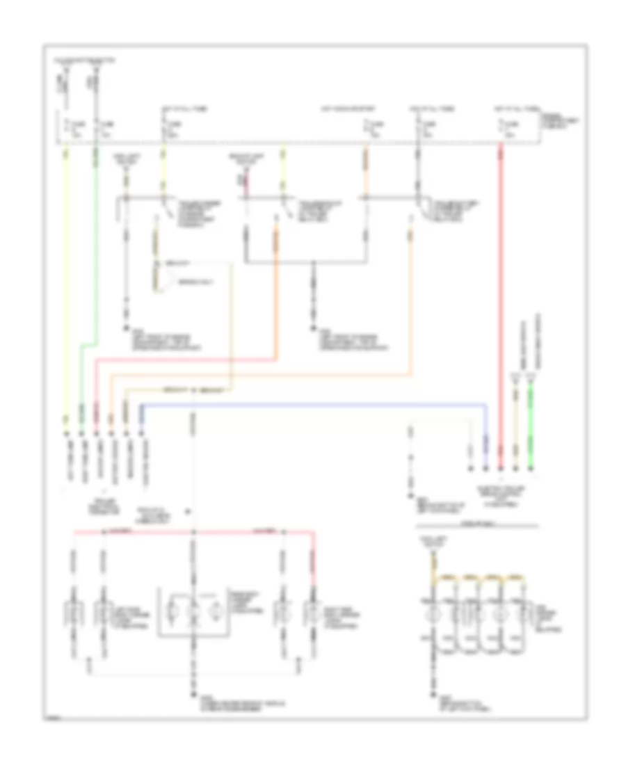 Exterior Lamps Wiring Diagram 2 of 2 for Ford Bronco 1994
